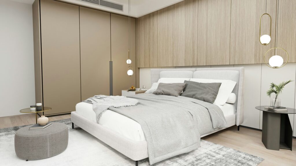 Mobiliario funcional y minimalista para dormitorios modernos