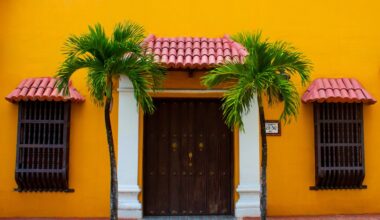 Fachada de casa en Colombia